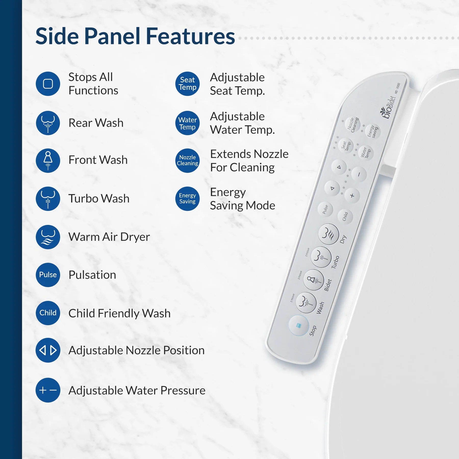WASHLEX HD-7000 Bidet Seat - Image 3